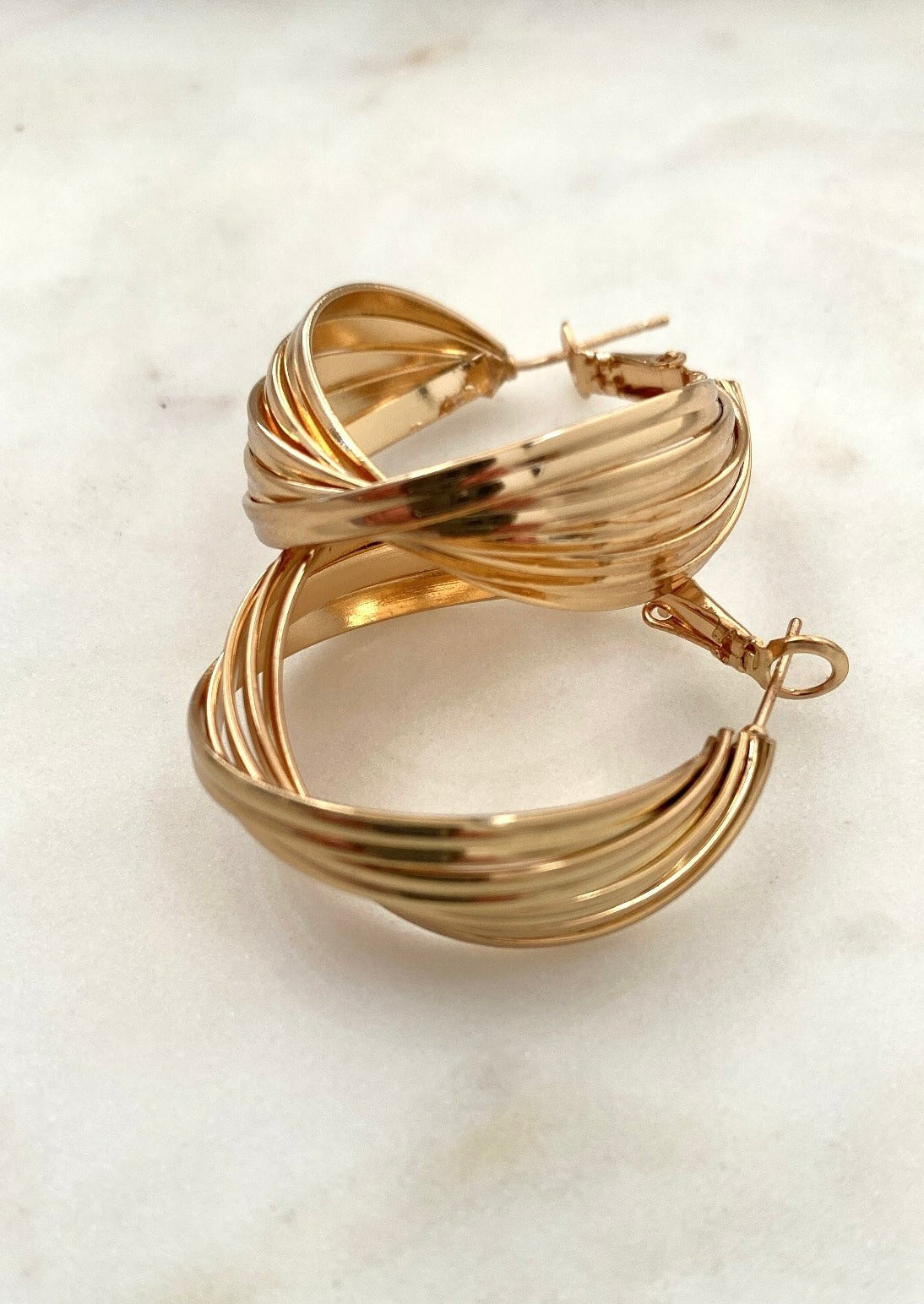 Long Island Gold Hoop Earring