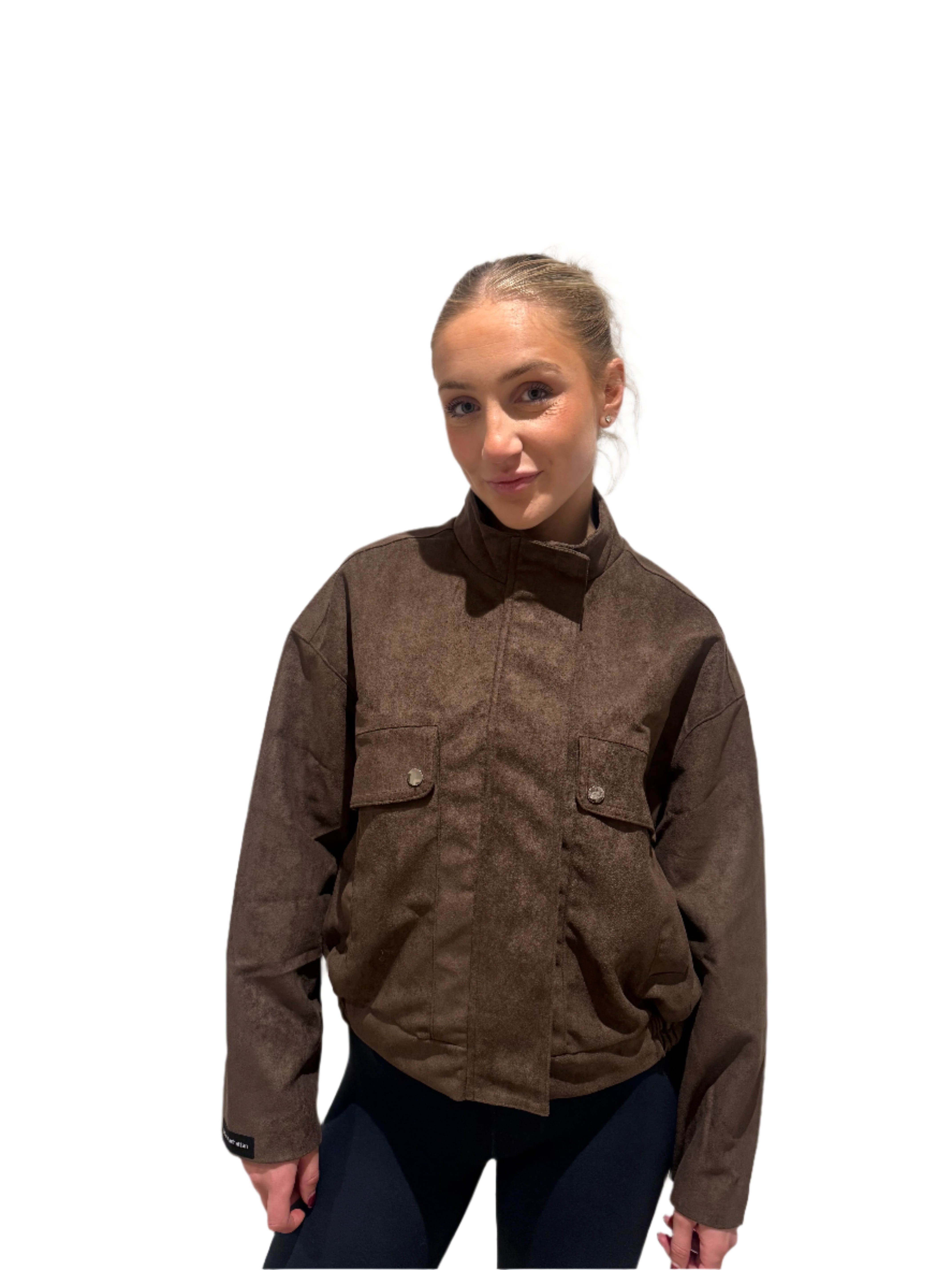 Ruby Bomber Jacket- Chocolate