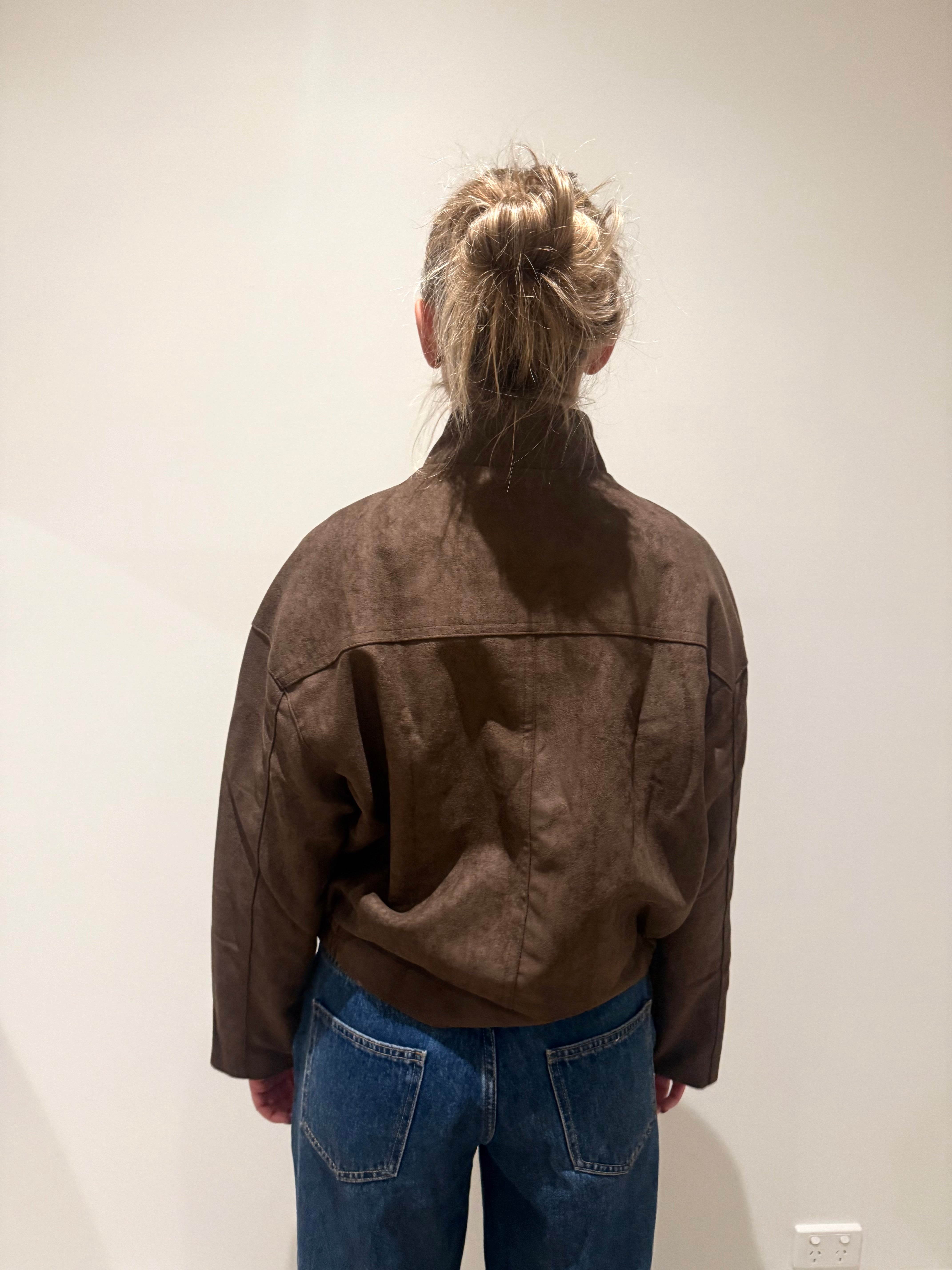 Ruby Bomber Jacket- Chocolate
