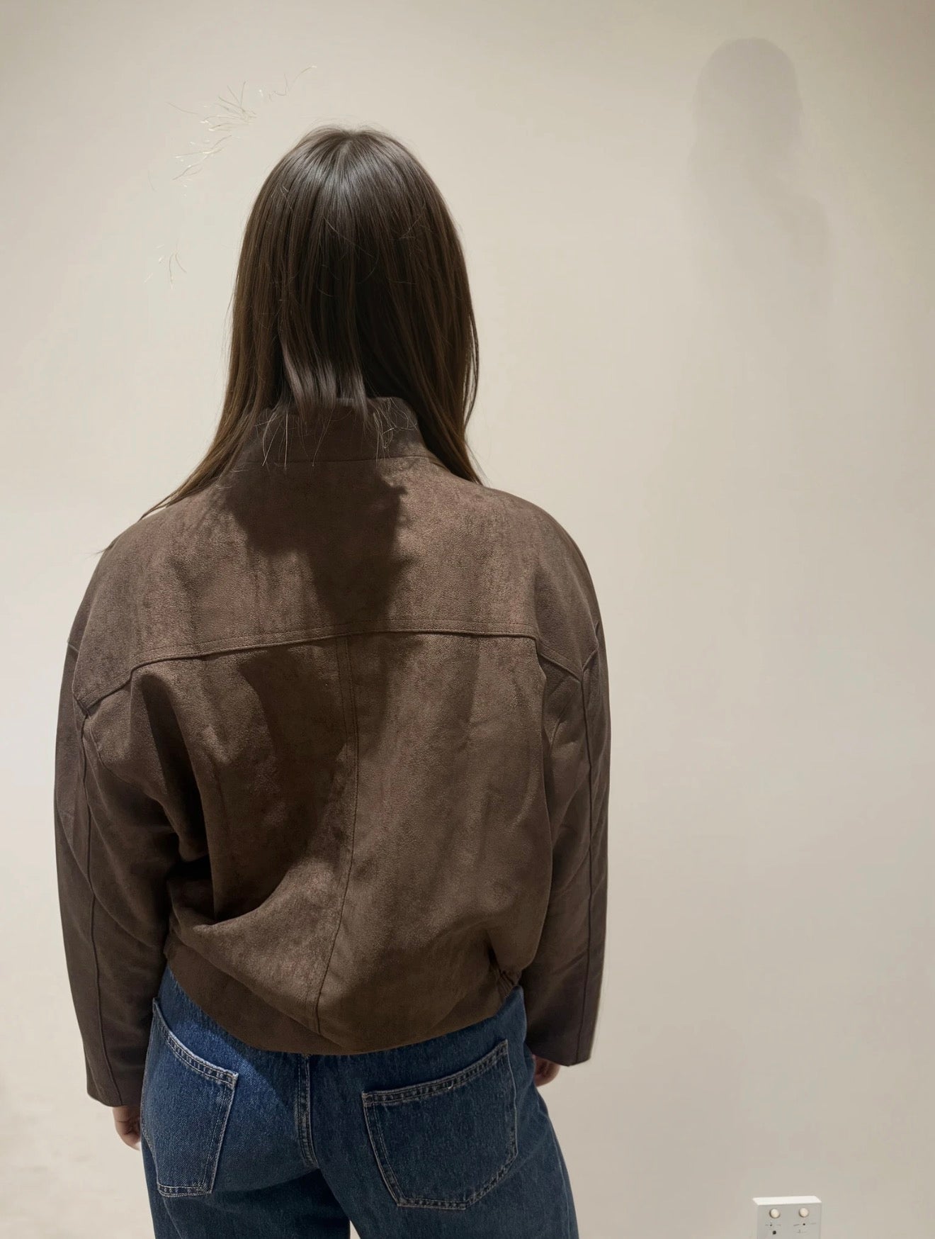 Ruby Bomber Jacket- Chocolate