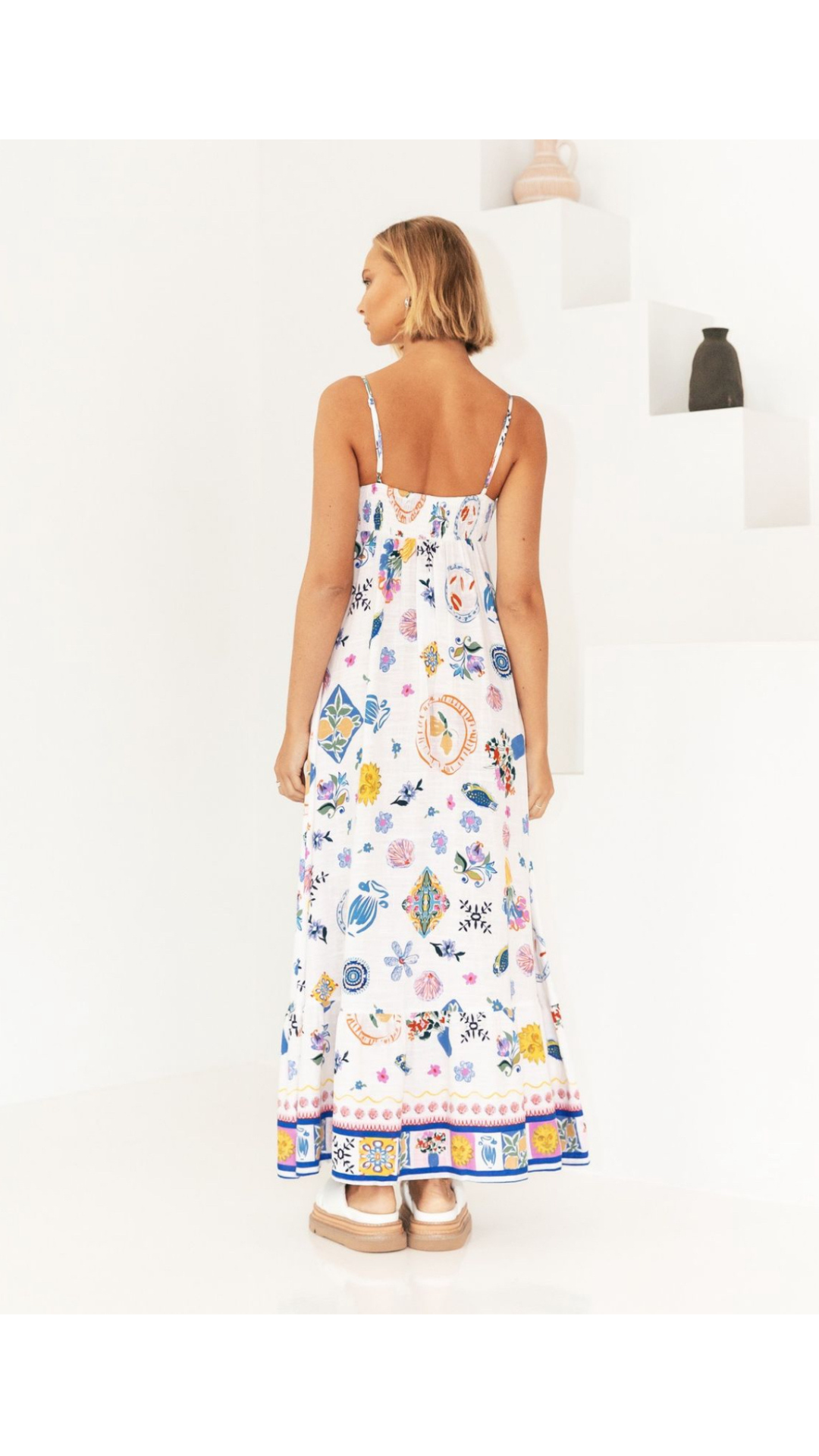 Harbour View Sleeveless Maxi Dress