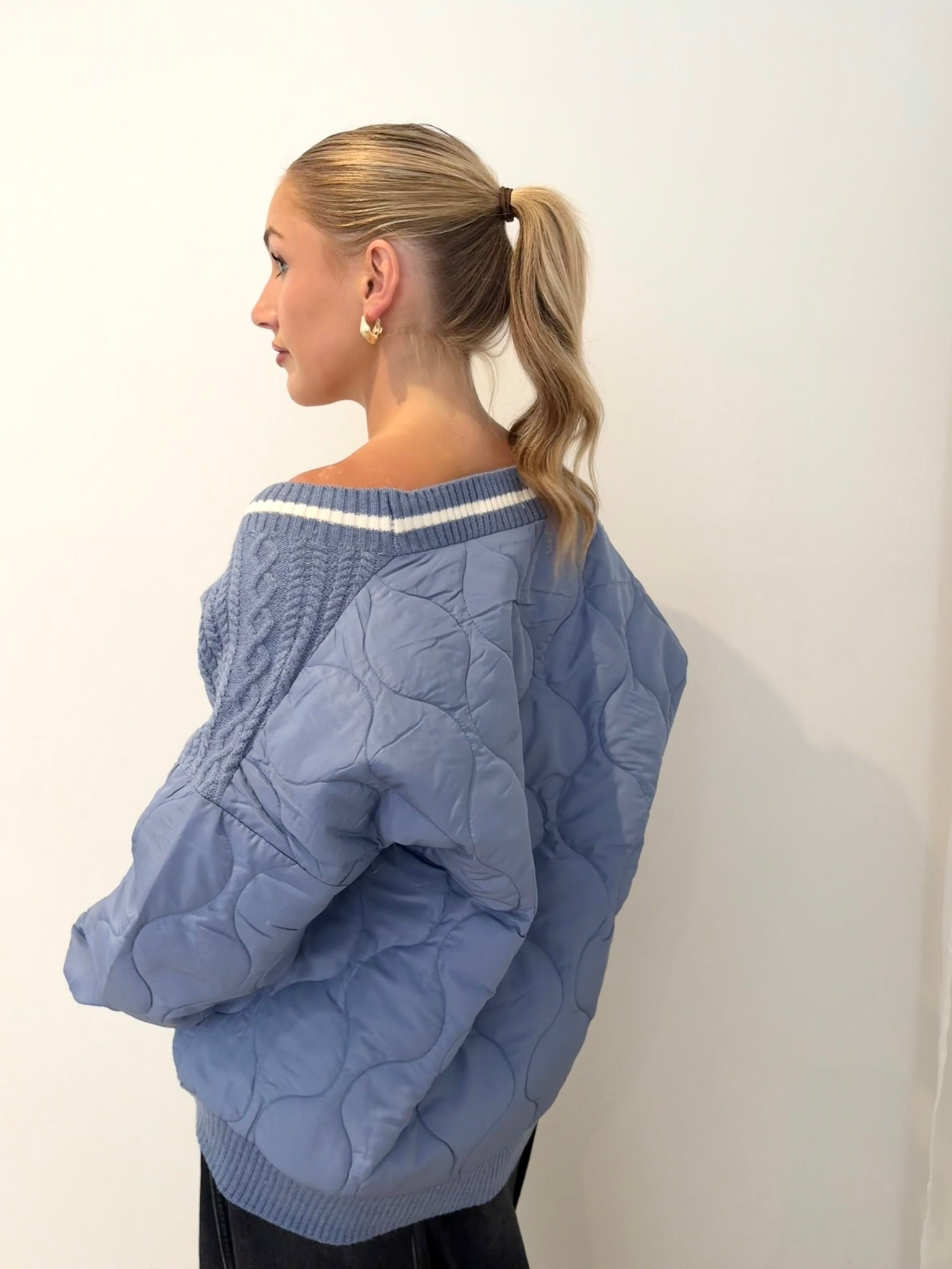 Madison Square Knit Bomber Jacket