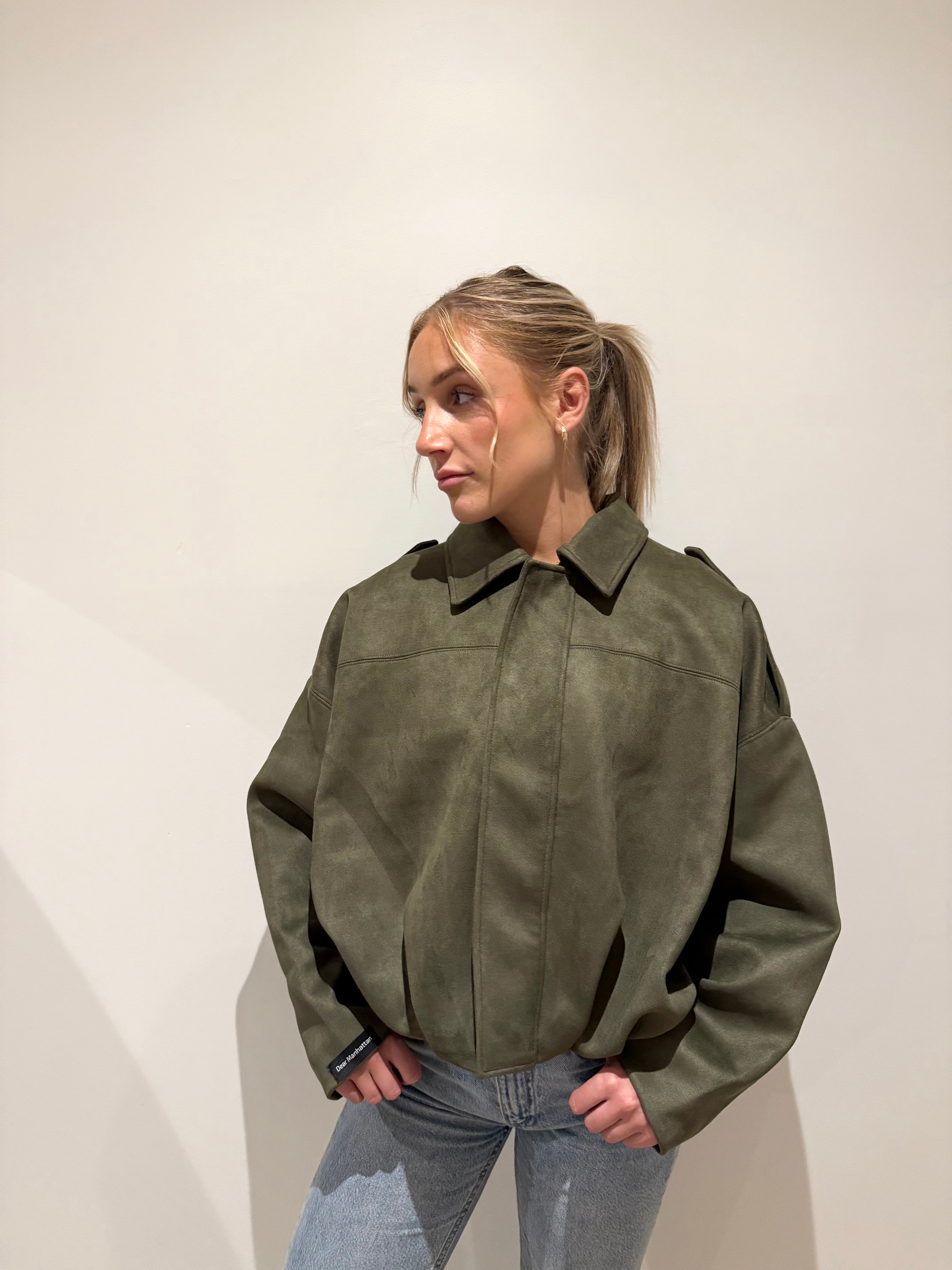 Brooklyn Bomber Jacket- Khaki