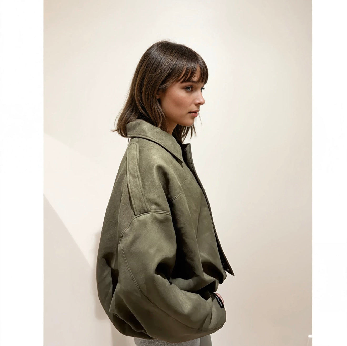 Brooklyn Bomber Jacket- Khaki