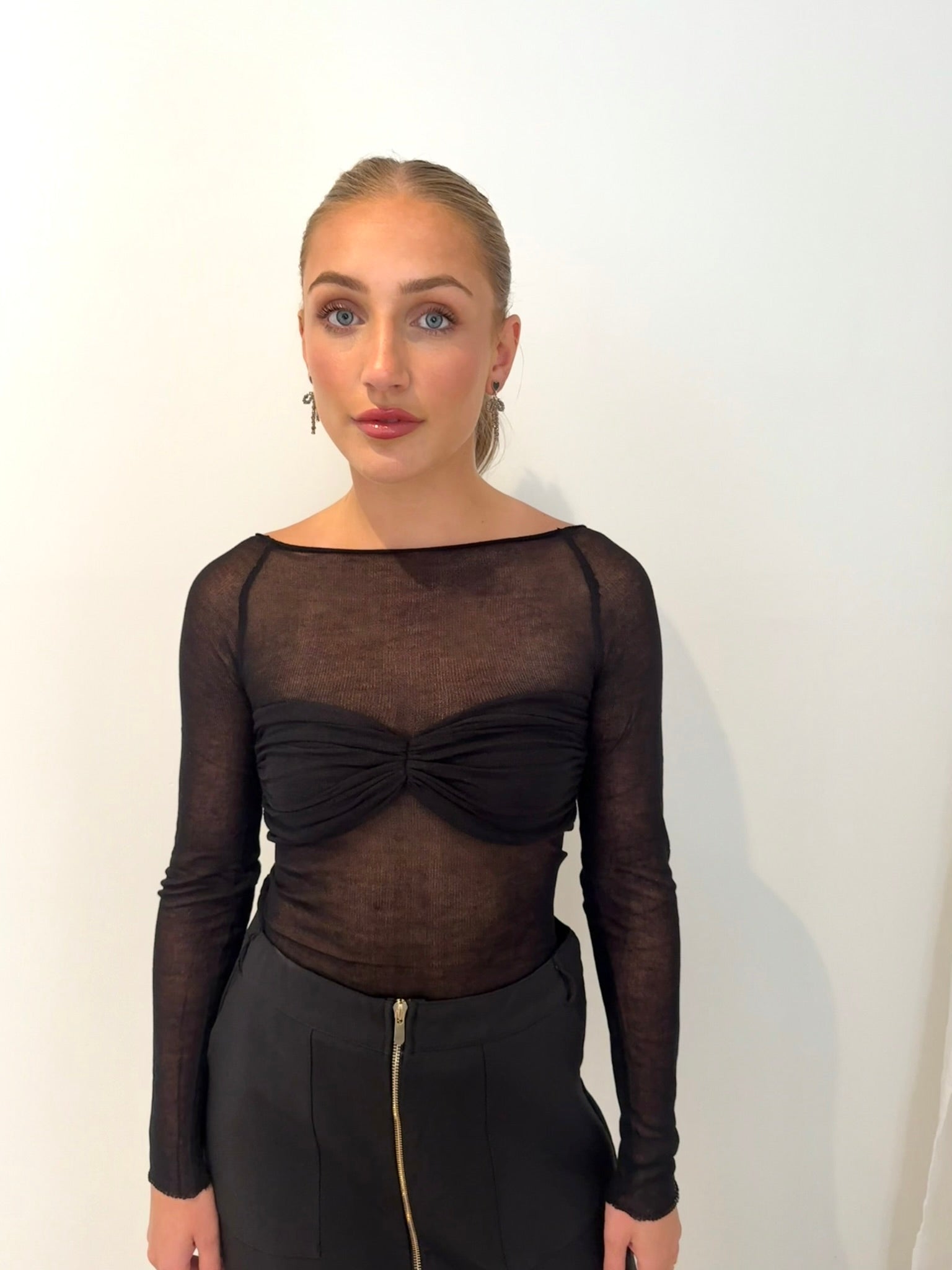 The Serena Off Shoulder Sheer Top